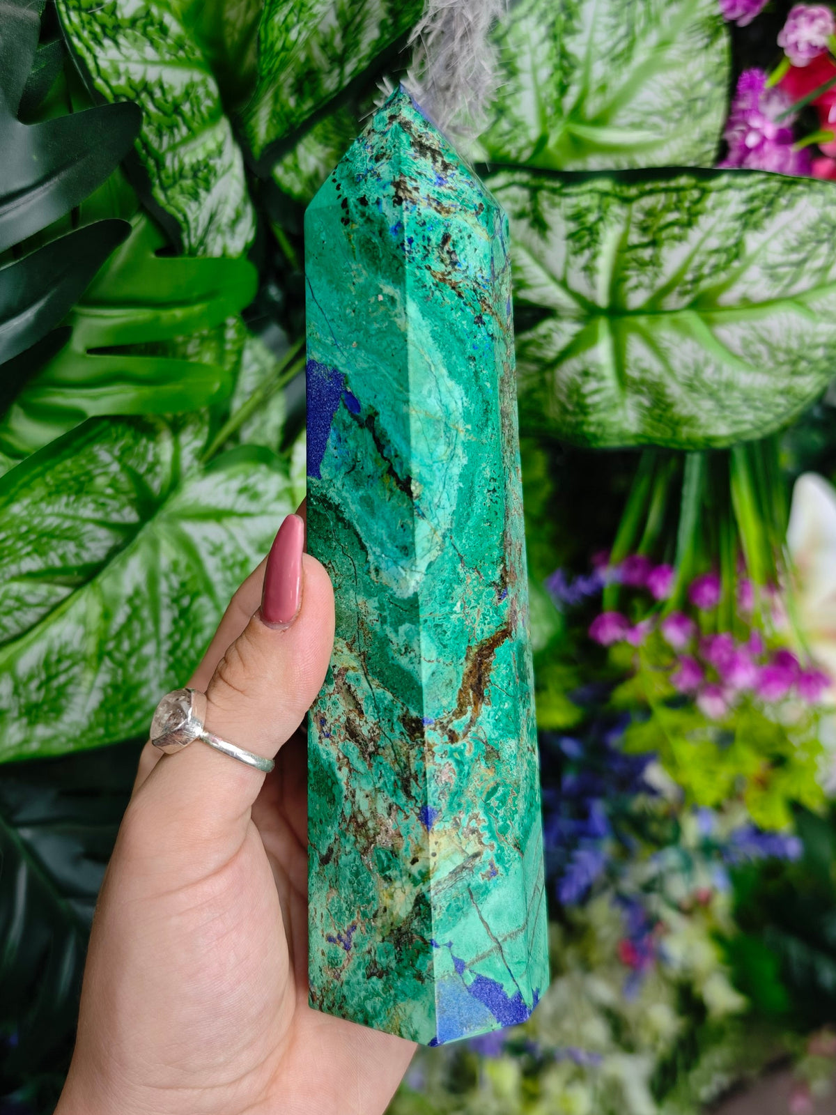 Malachite and Azurite Tower