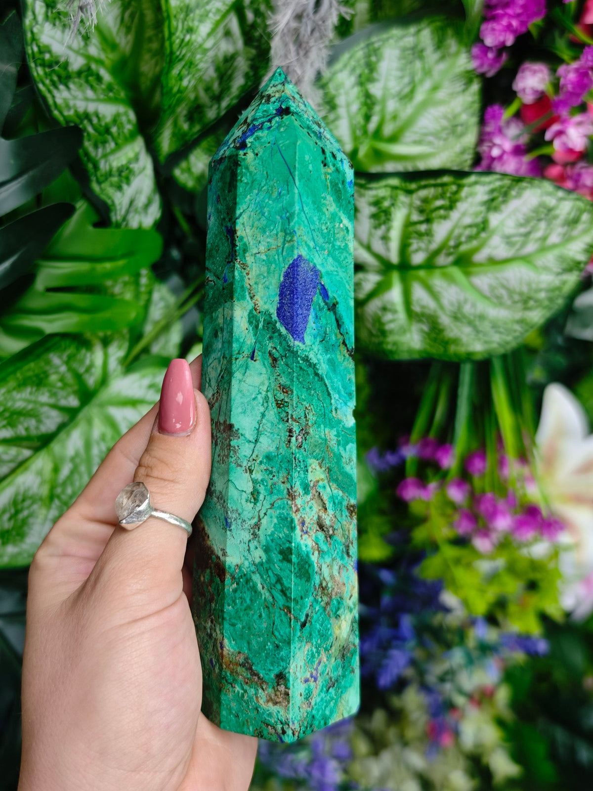 Malachite and Azurite Tower