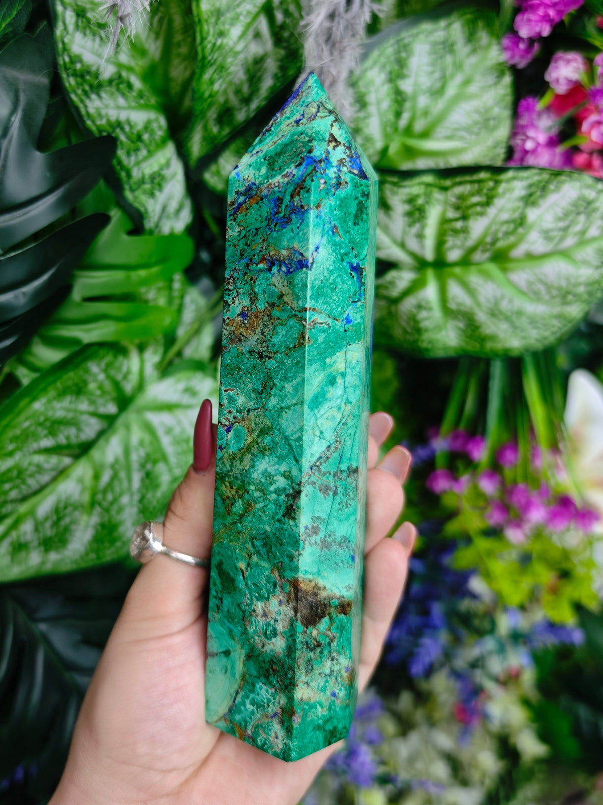 Malachite and Azurite Tower
