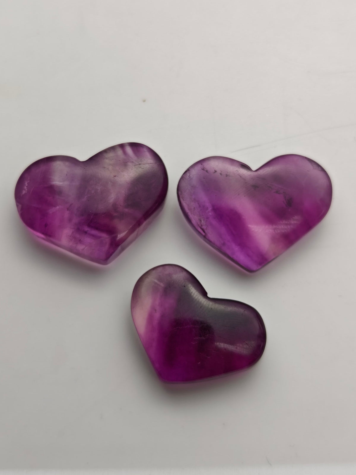 Mini Fluorite Hearts