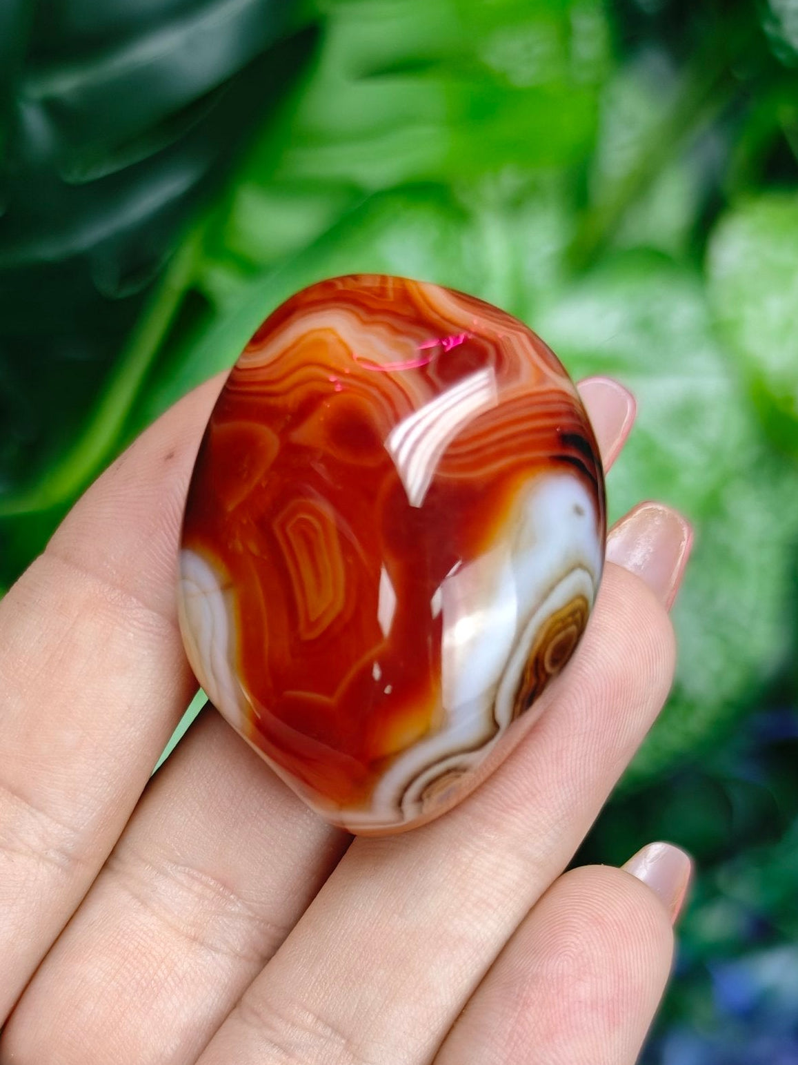 Sardonyx Palm Stones
