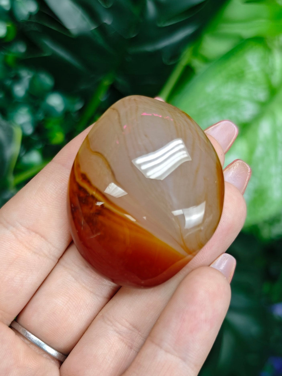 Sardonyx Palm Stones