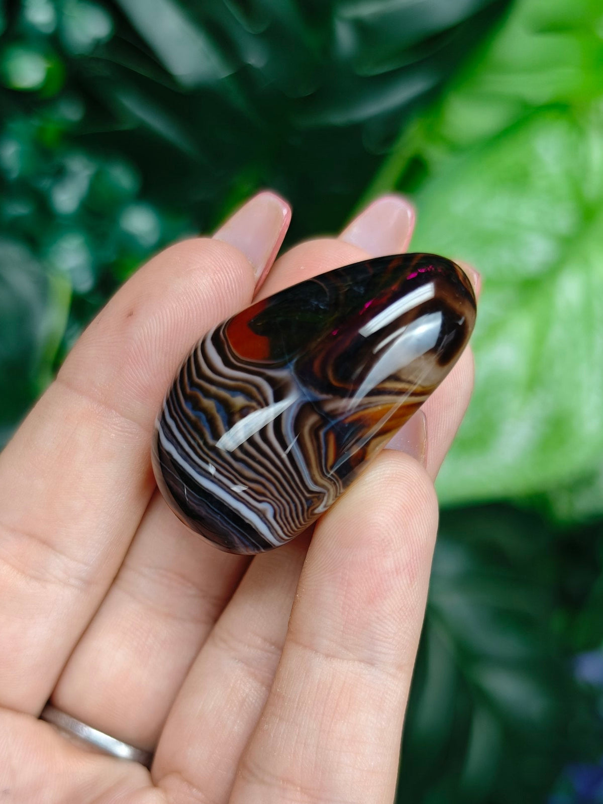 Sardonyx Palm Stones