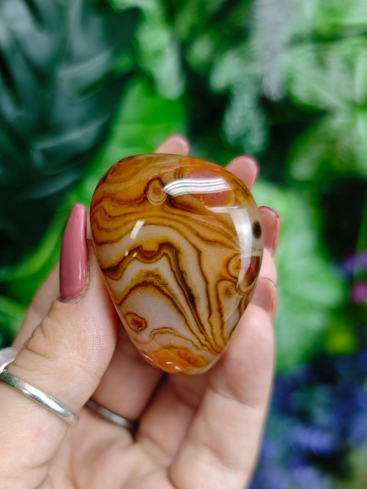 Sardonyx Palm Stones