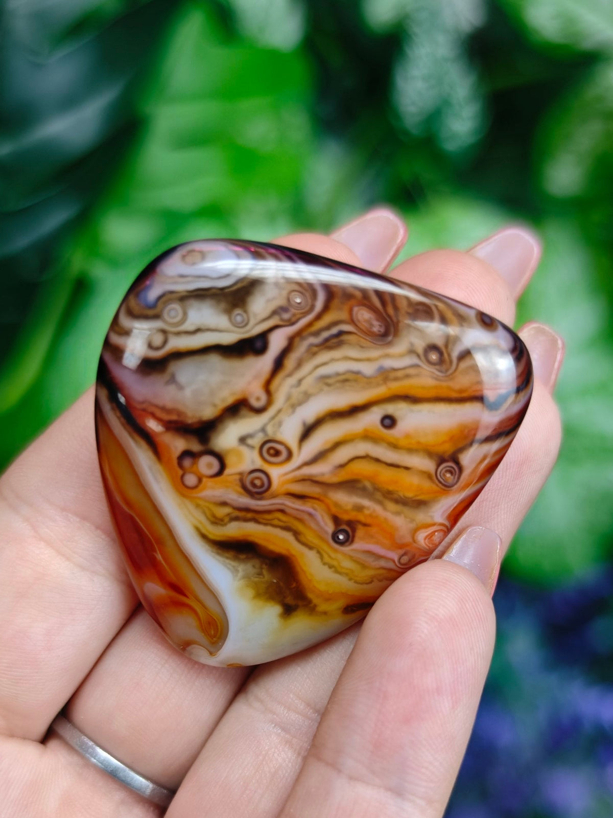Sardonyx Palm Stones