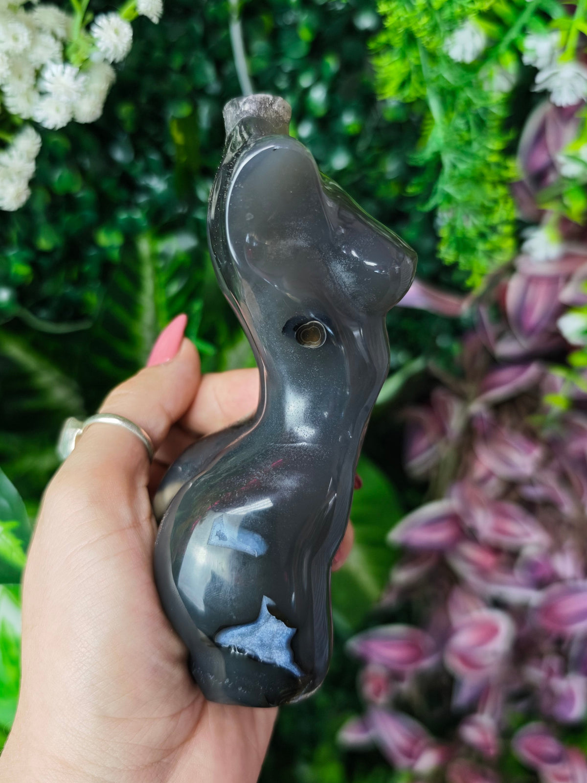 Volcano Agate Goddess Body
