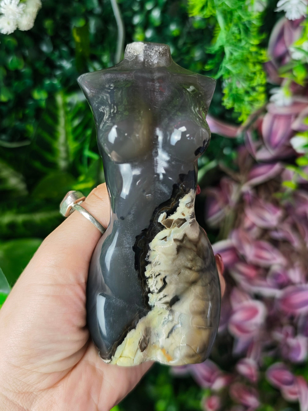 Volcano Agate Goddess Body