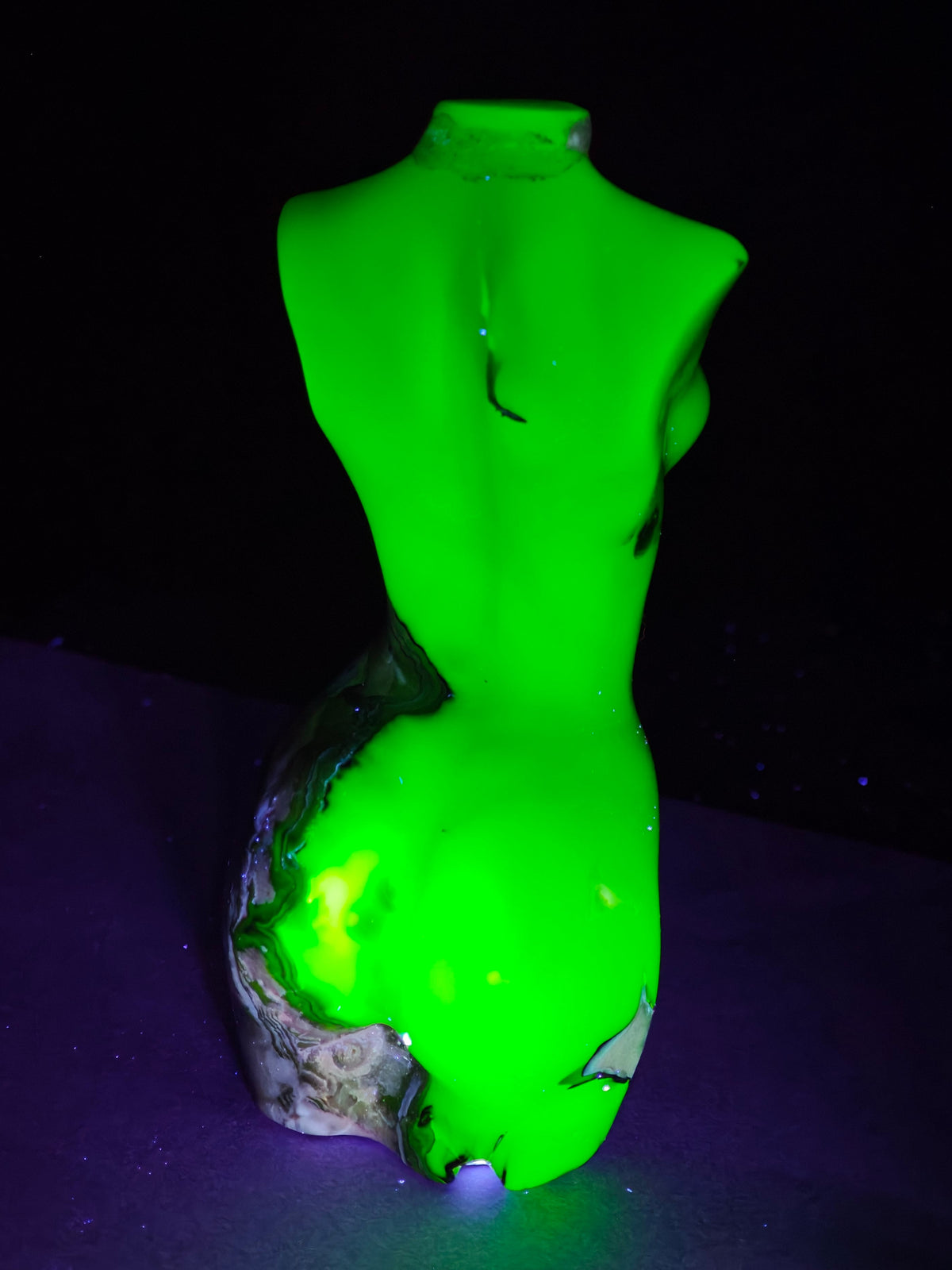 Volcano Agate Goddess Body