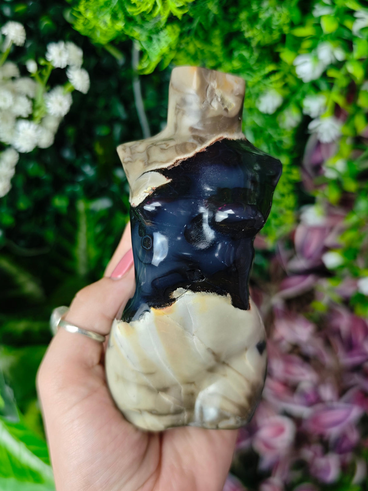 Volcano Agate Goddess Body