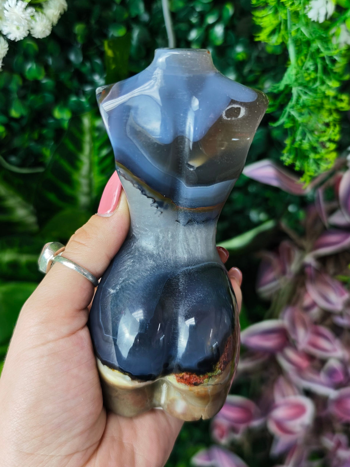 Volcano Agate Goddess Body