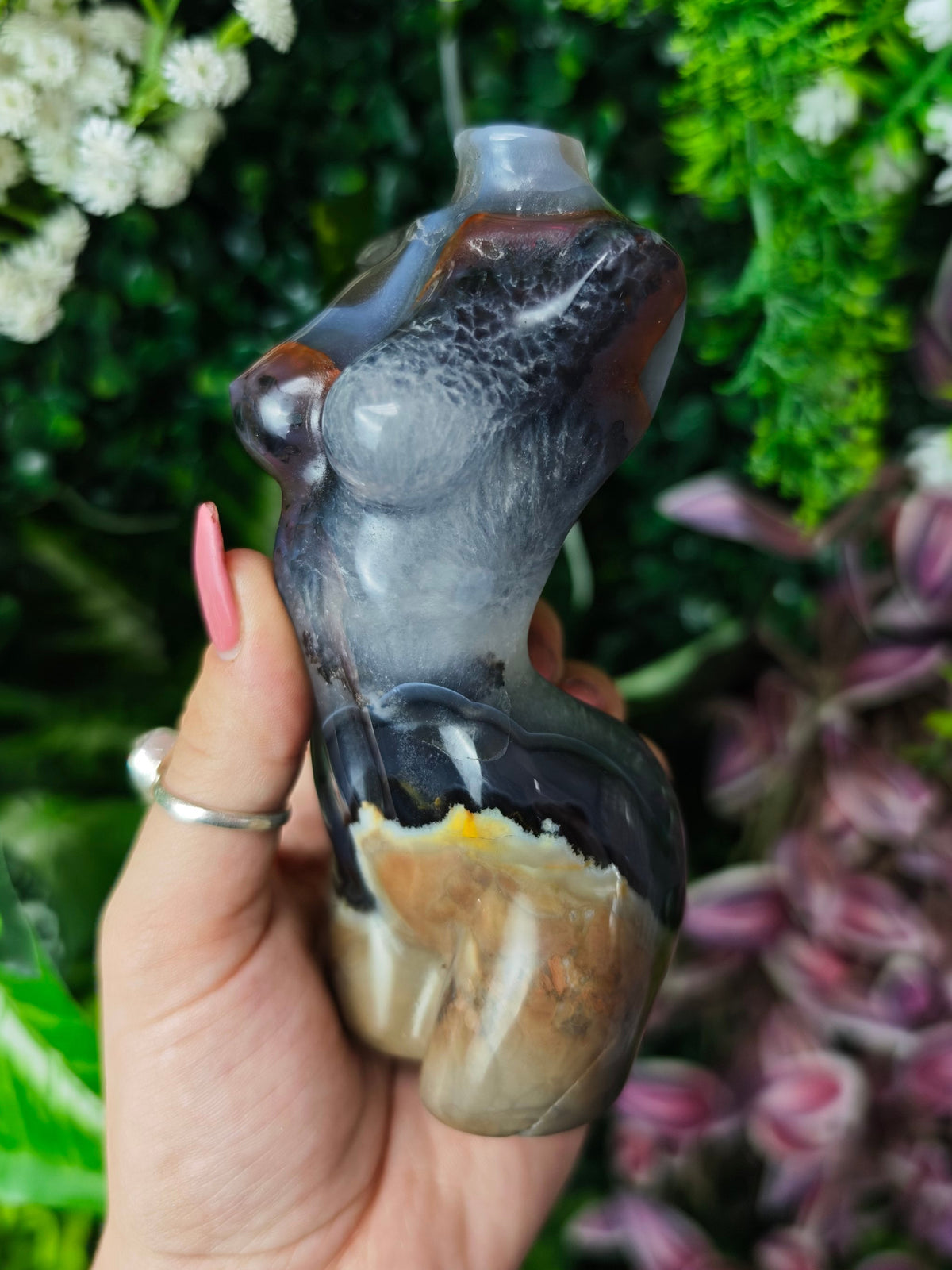 Volcano Agate Goddess Body