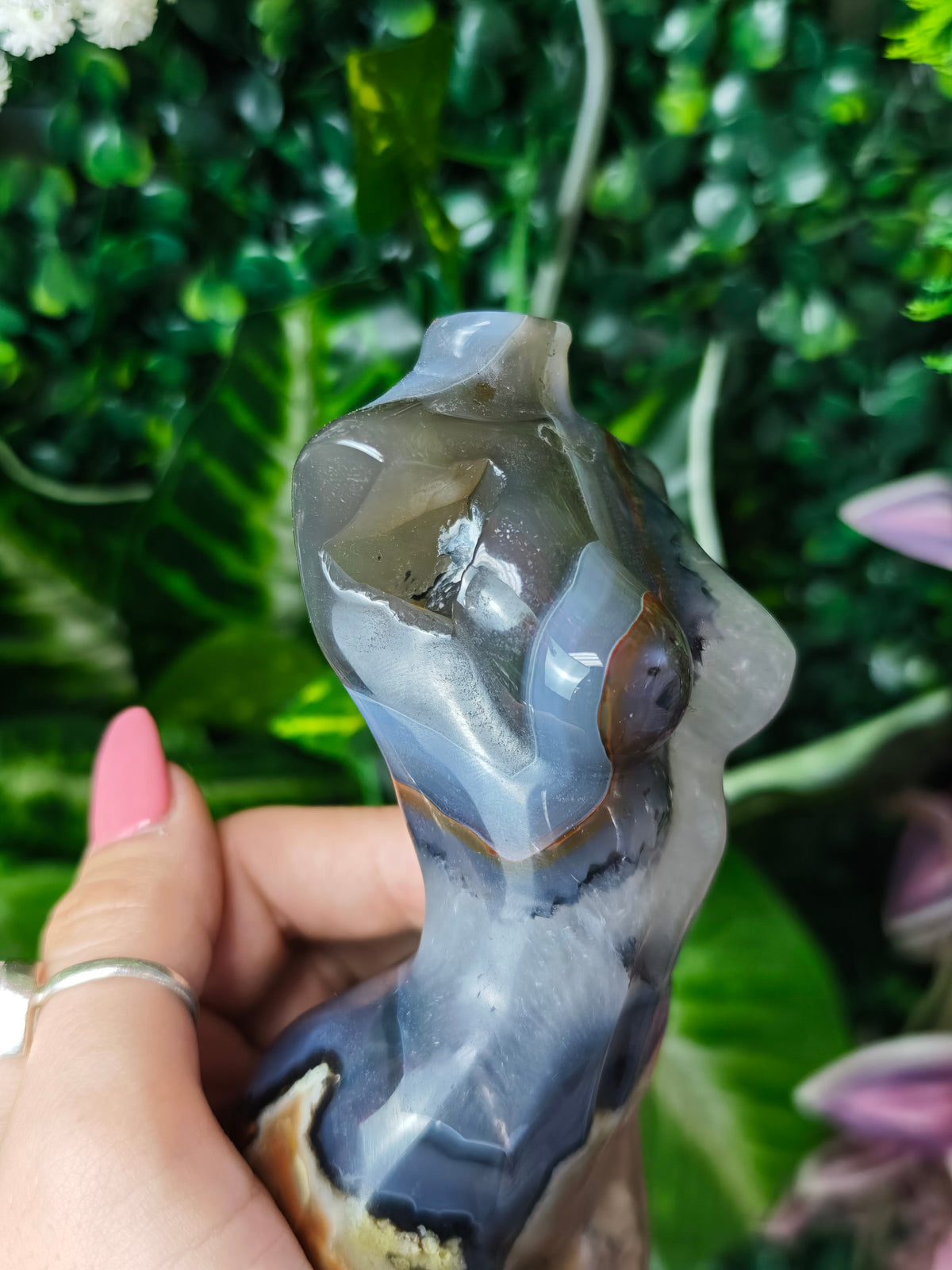 Volcano Agate Goddess Body