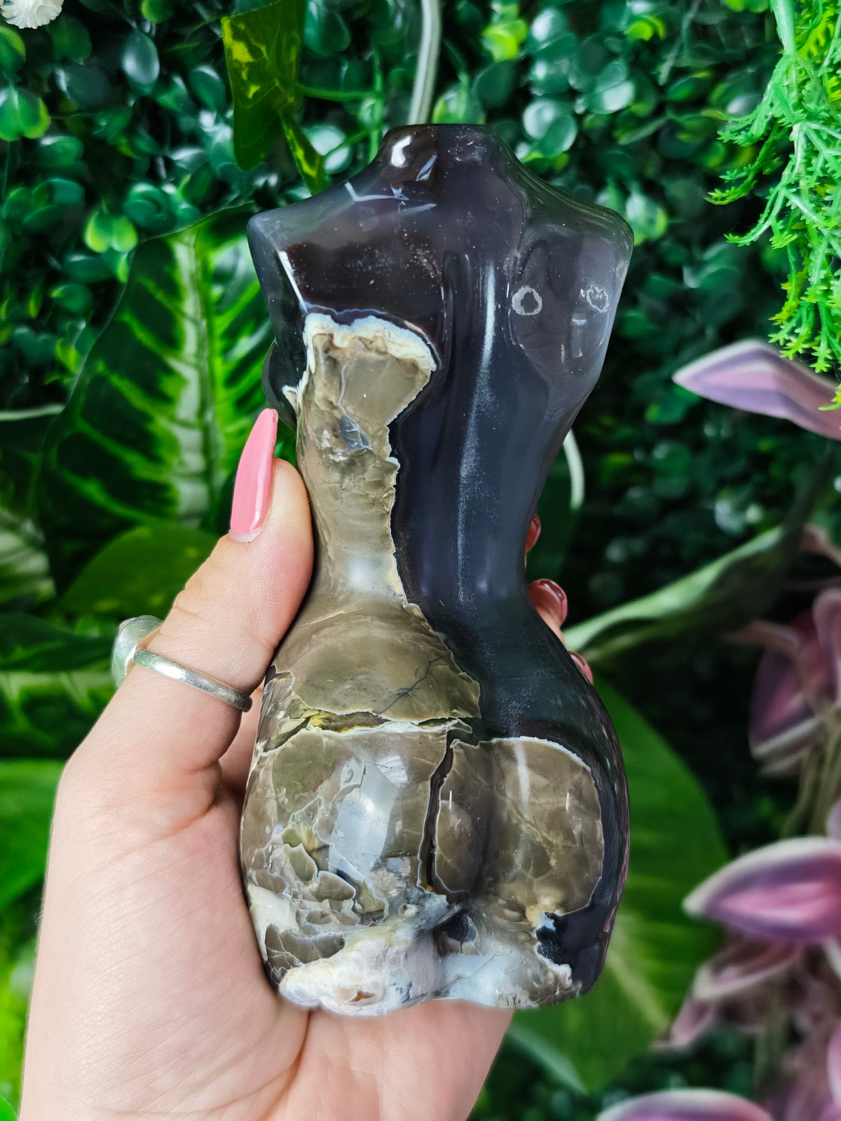 Volcano Agate Goddess Body