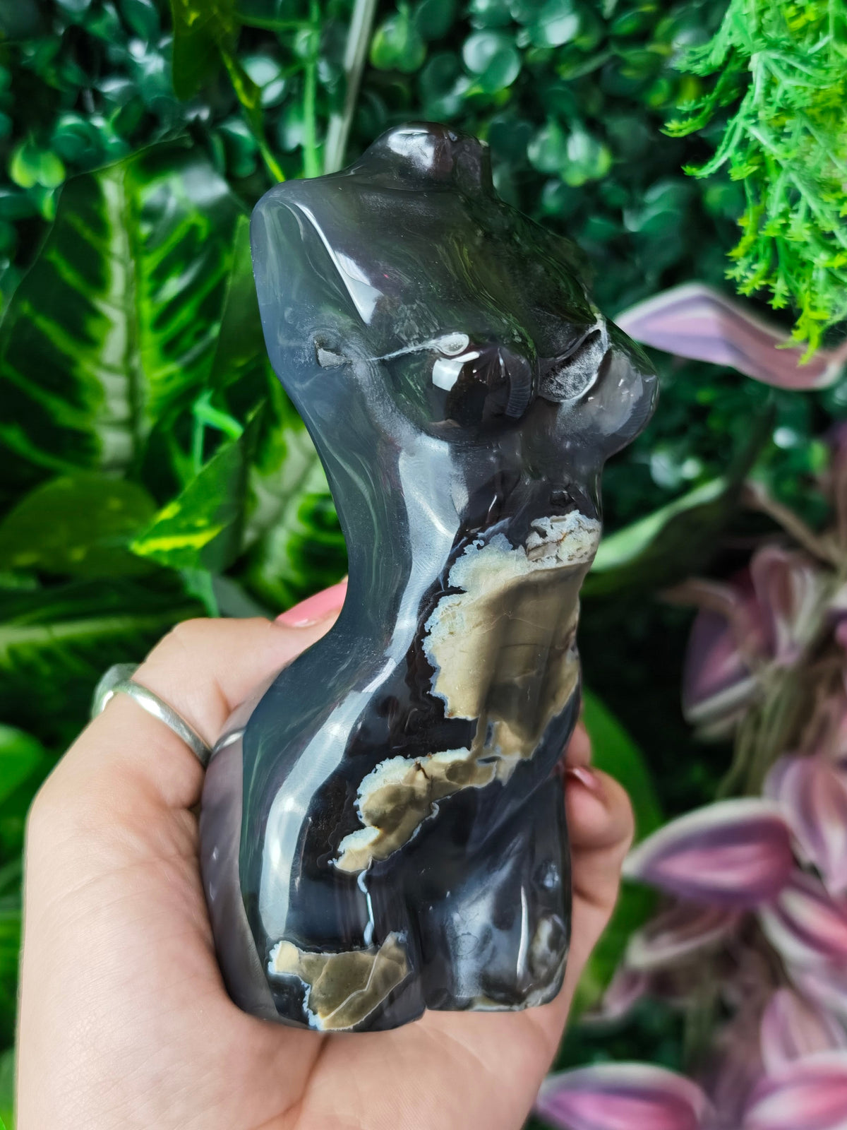 Volcano Agate Goddess Body