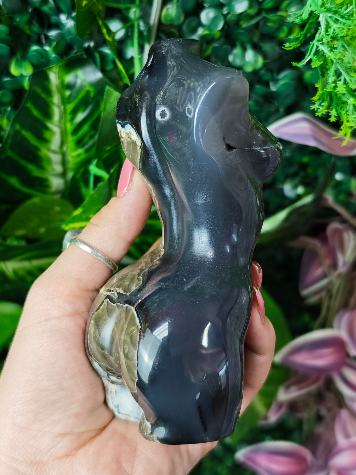 Volcano Agate Goddess Body