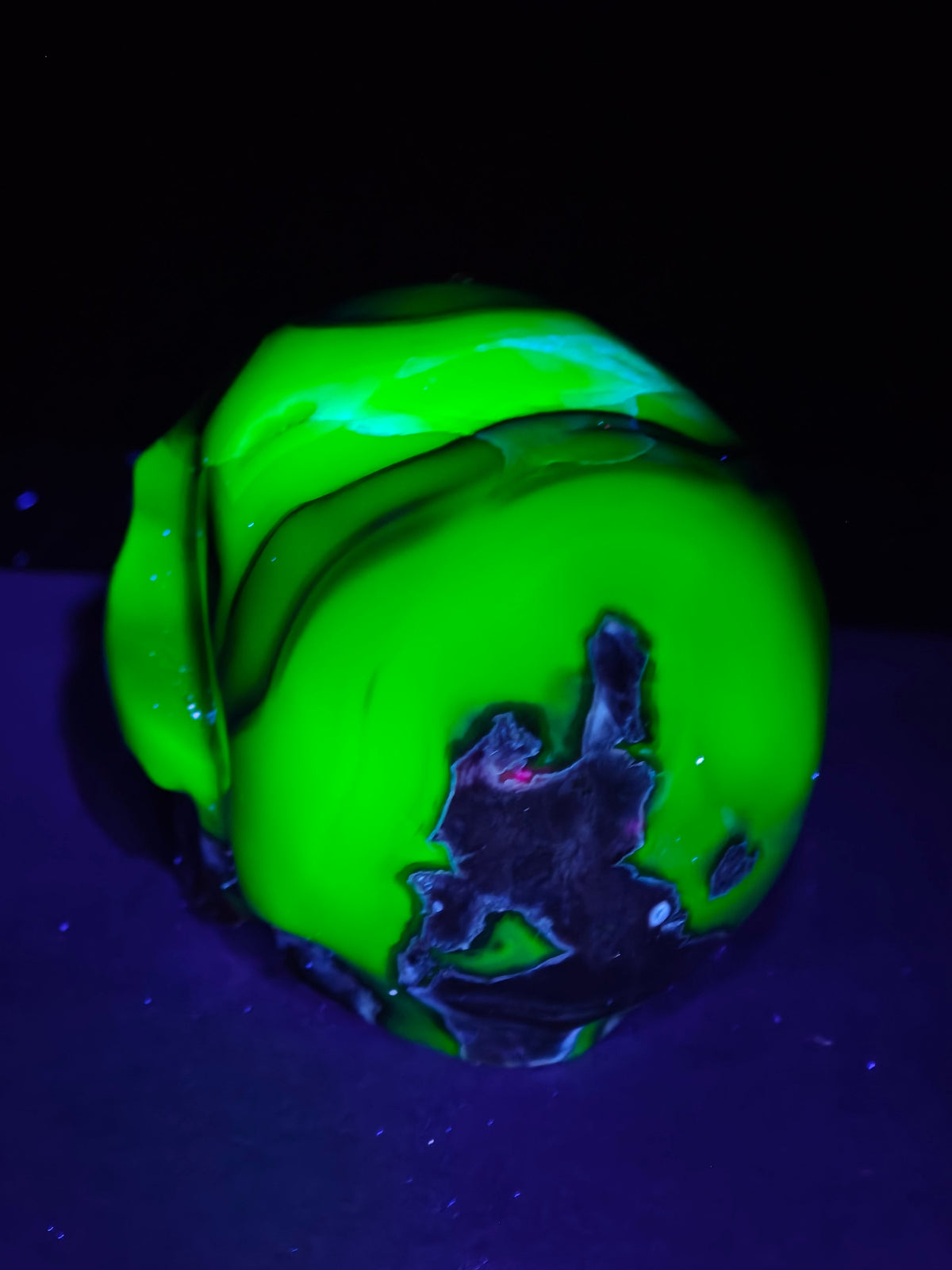 Volcano Agate Skull