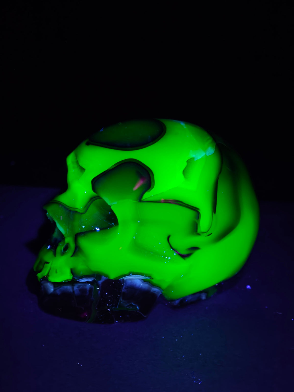 Volcano Agate Skull