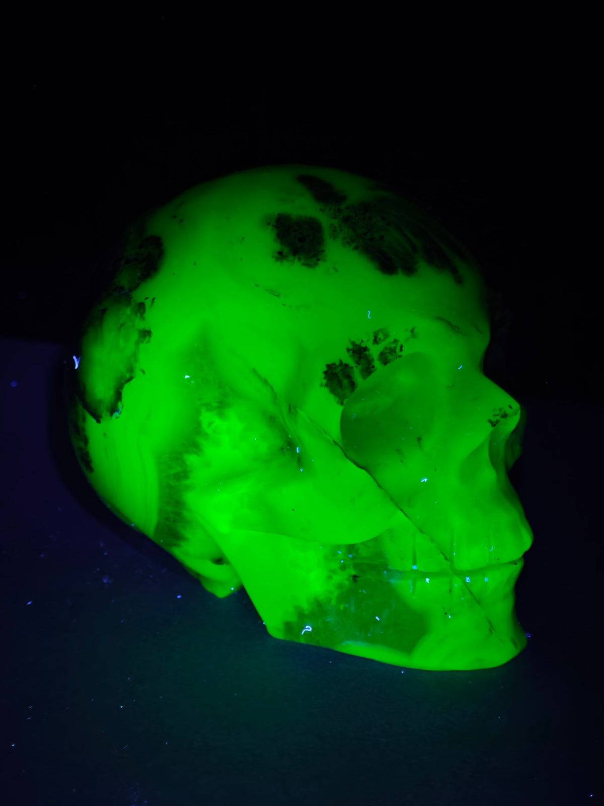 Volcano Agate Skull