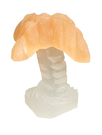 Selenite Palm Tree 2"