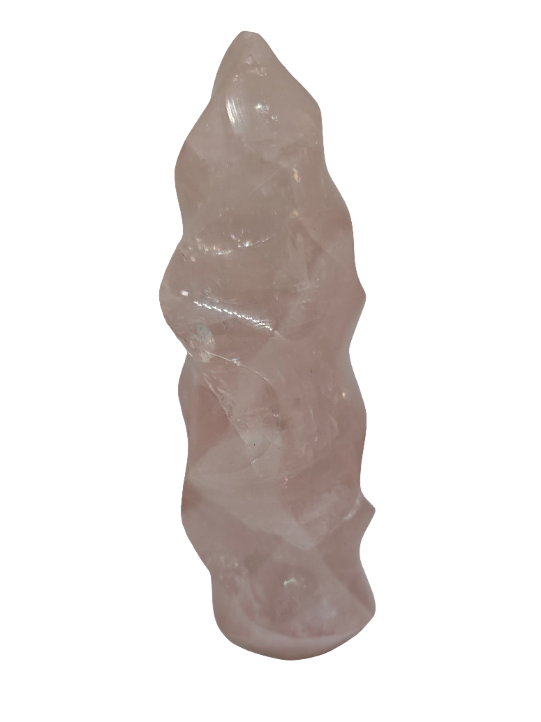 Rose Quartz Flame 8"