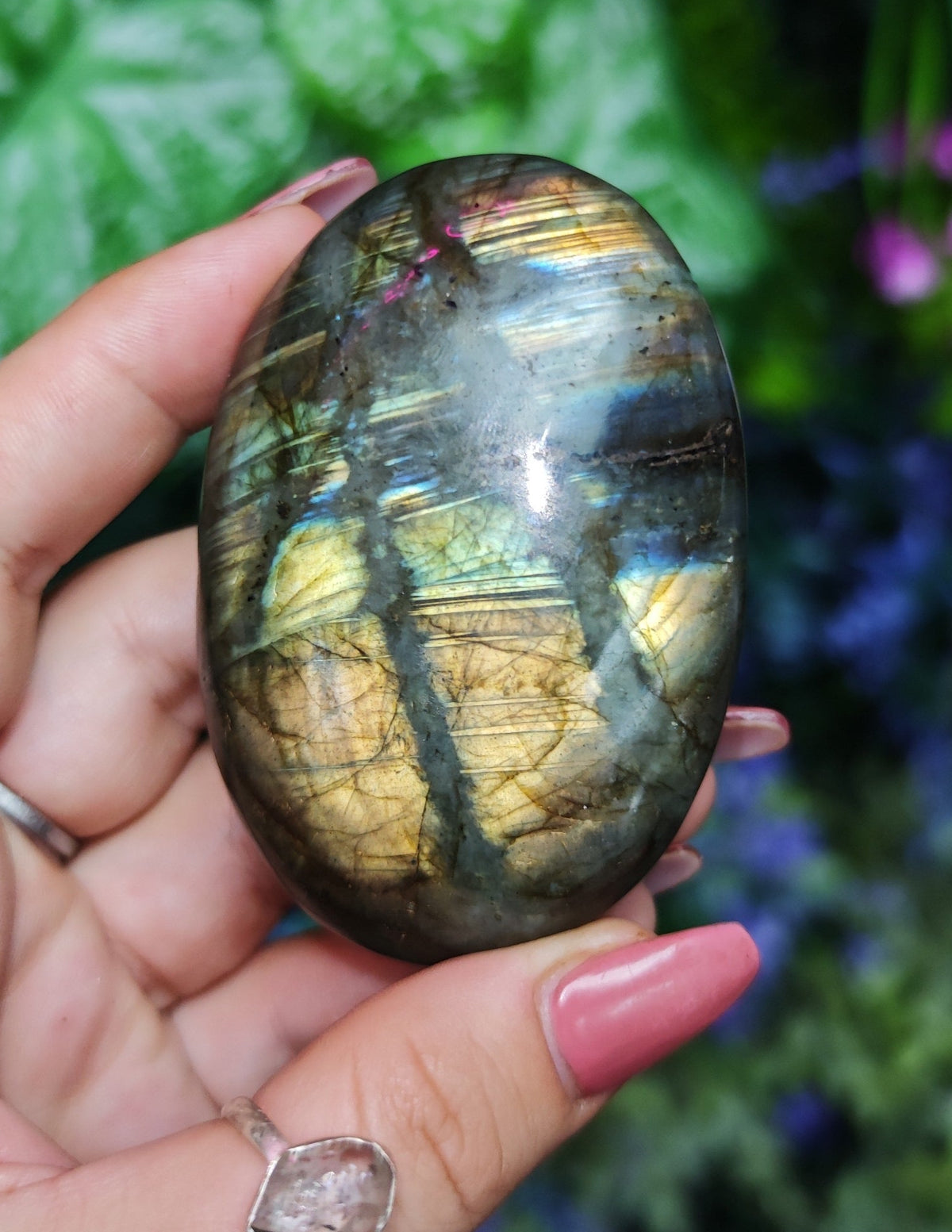 Labradorite Palm Stones
