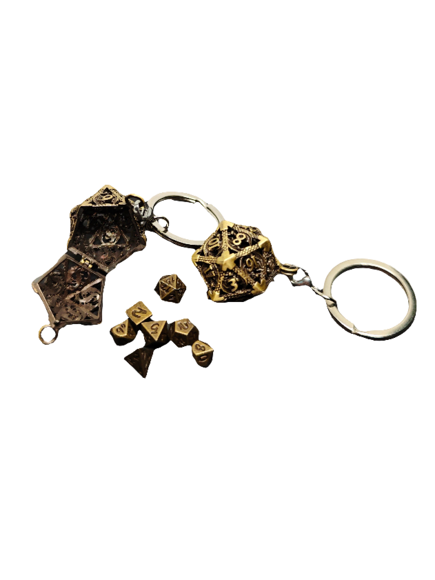 DnD D20 Keychain