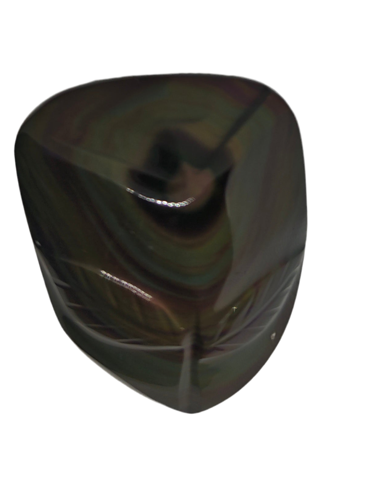 Rainbow Obsidian Flower