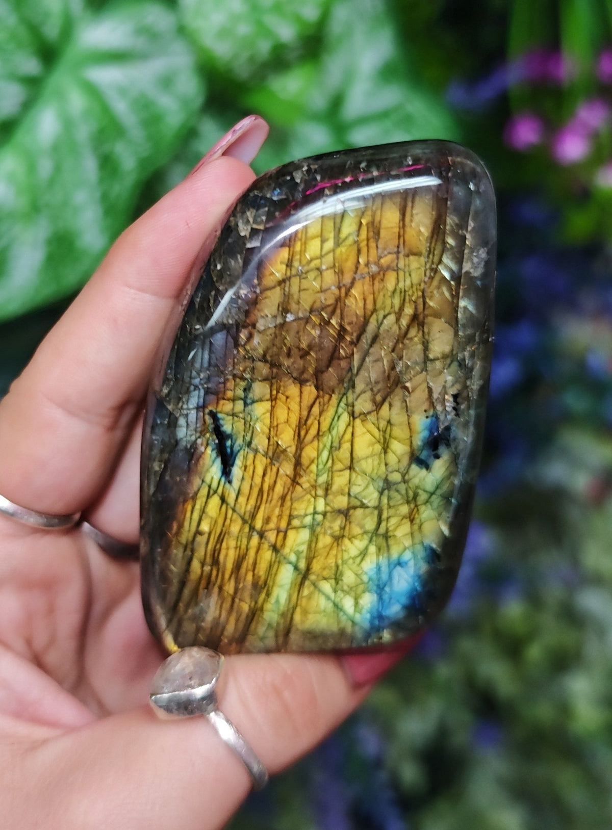 Orange Labradorite Free Form