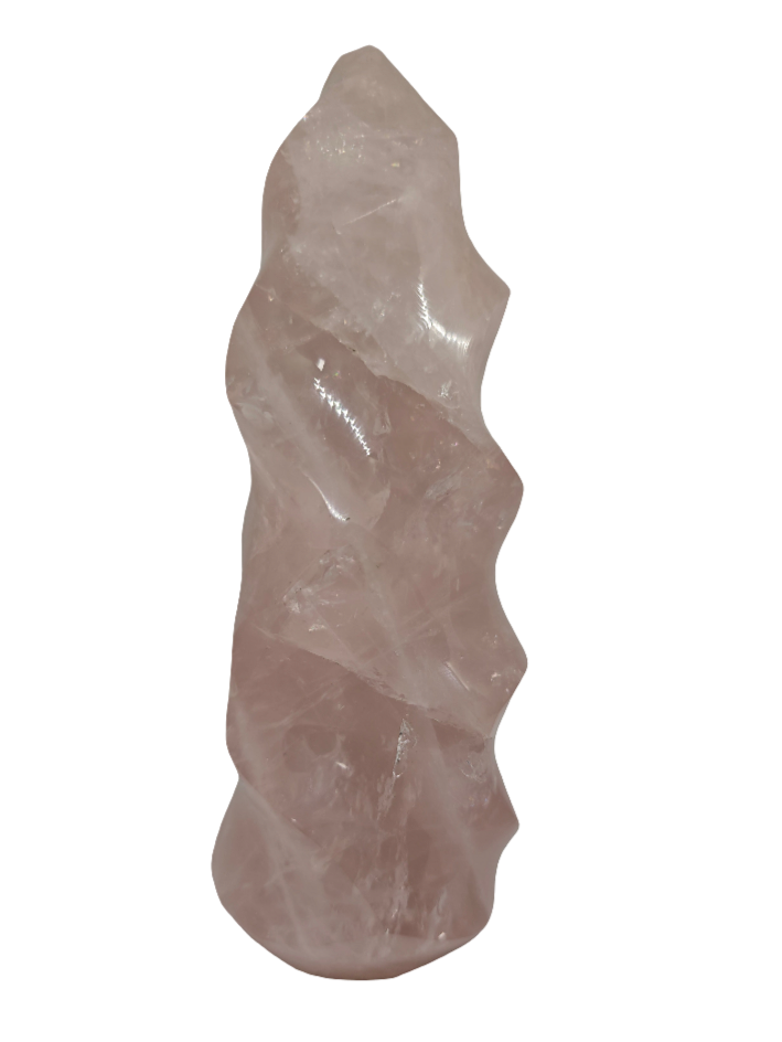 Rose Quartz Flame 8"