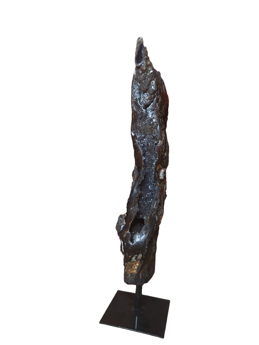 Agate Geode on Stand 9.5"