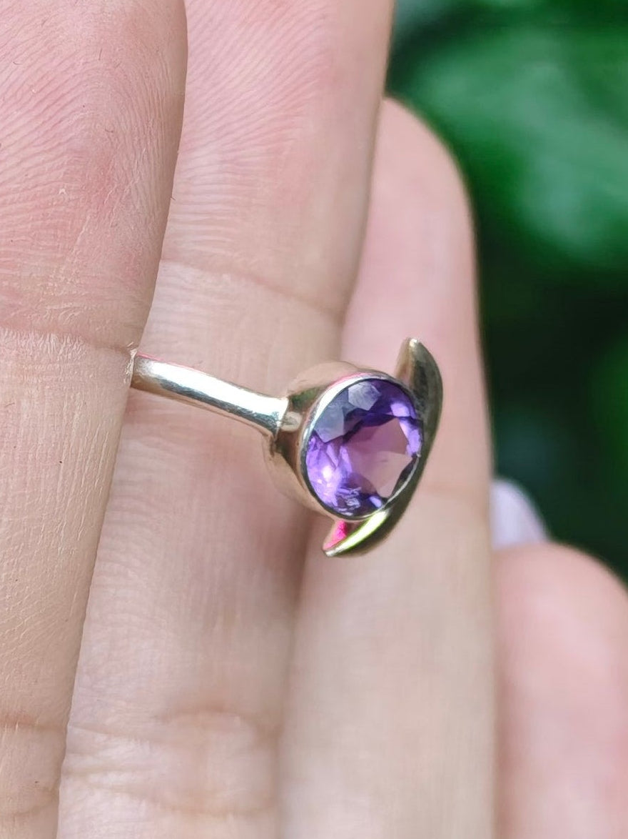 Amethyst Ring Size 9.5 Sterling Silver