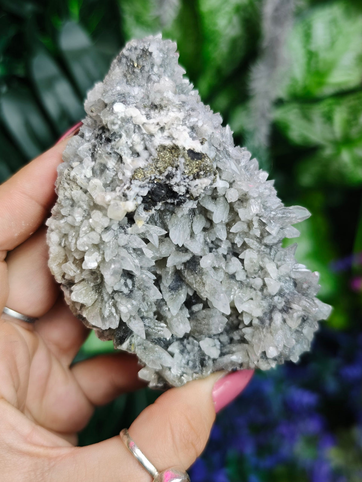 Daye Liutie Feather Calcite Specimen