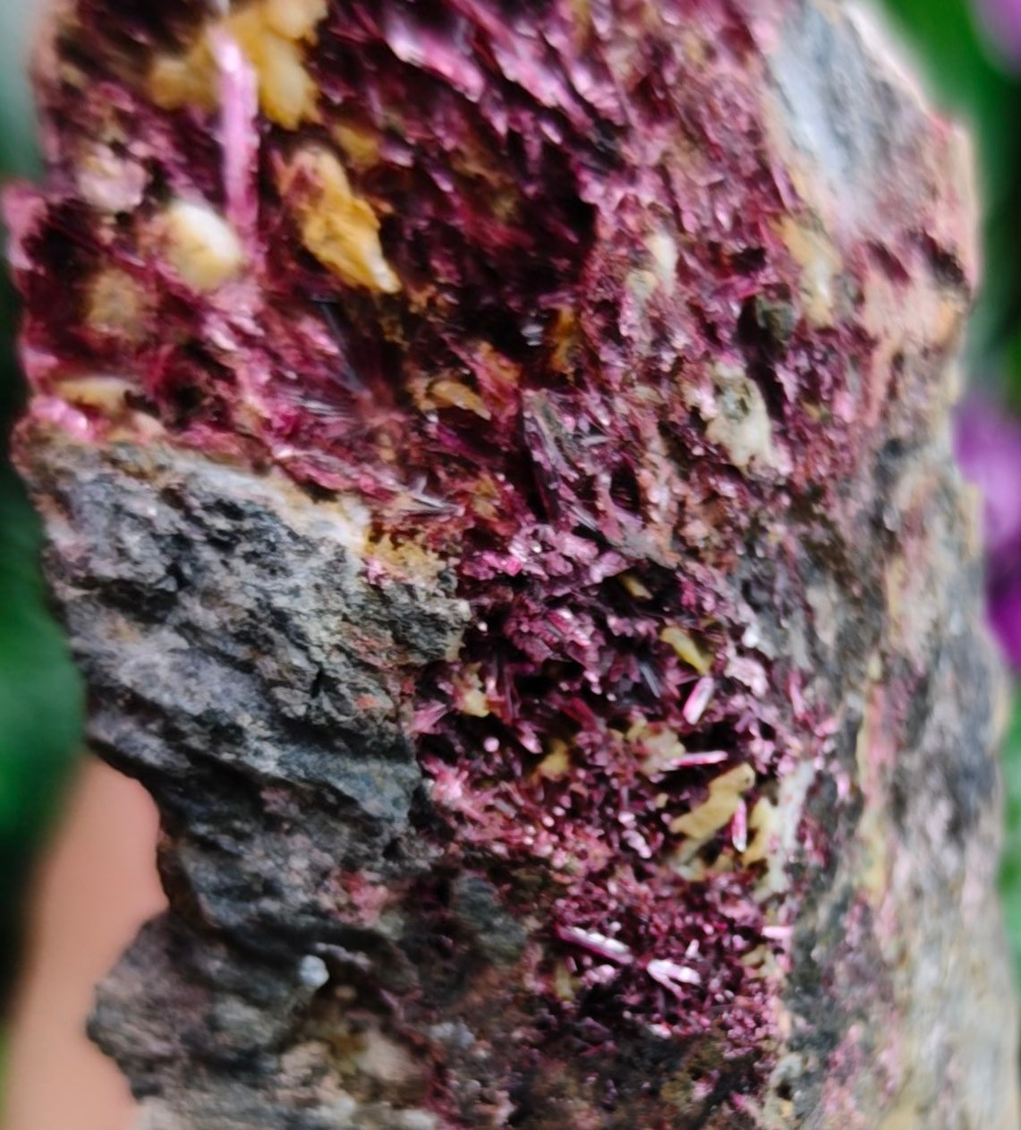 Cobalto Calcite with Malachite Raw Stone
