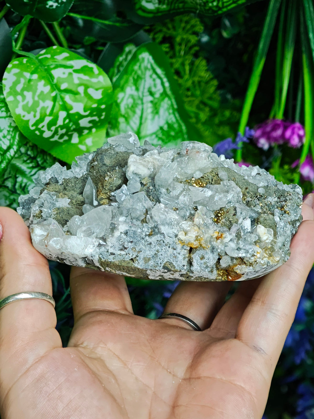 Daye Liutie Feather Calcite Specimen