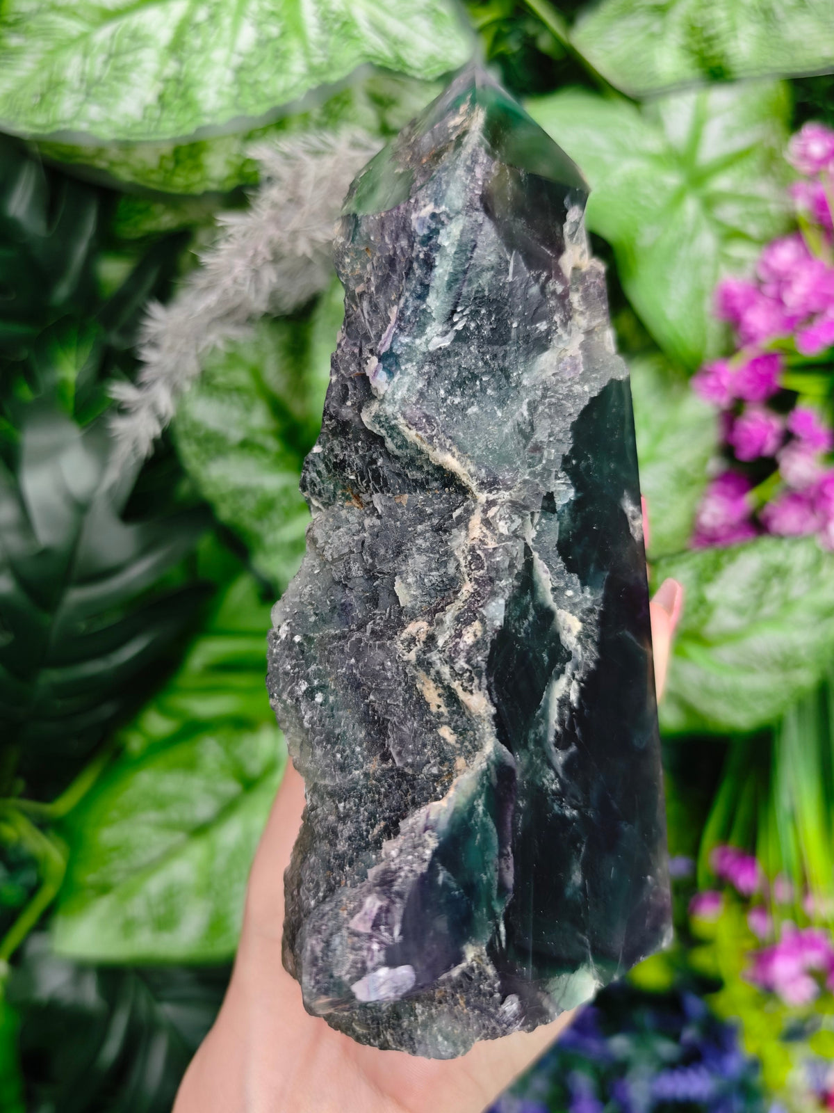 Fluorite Half Raw Tower