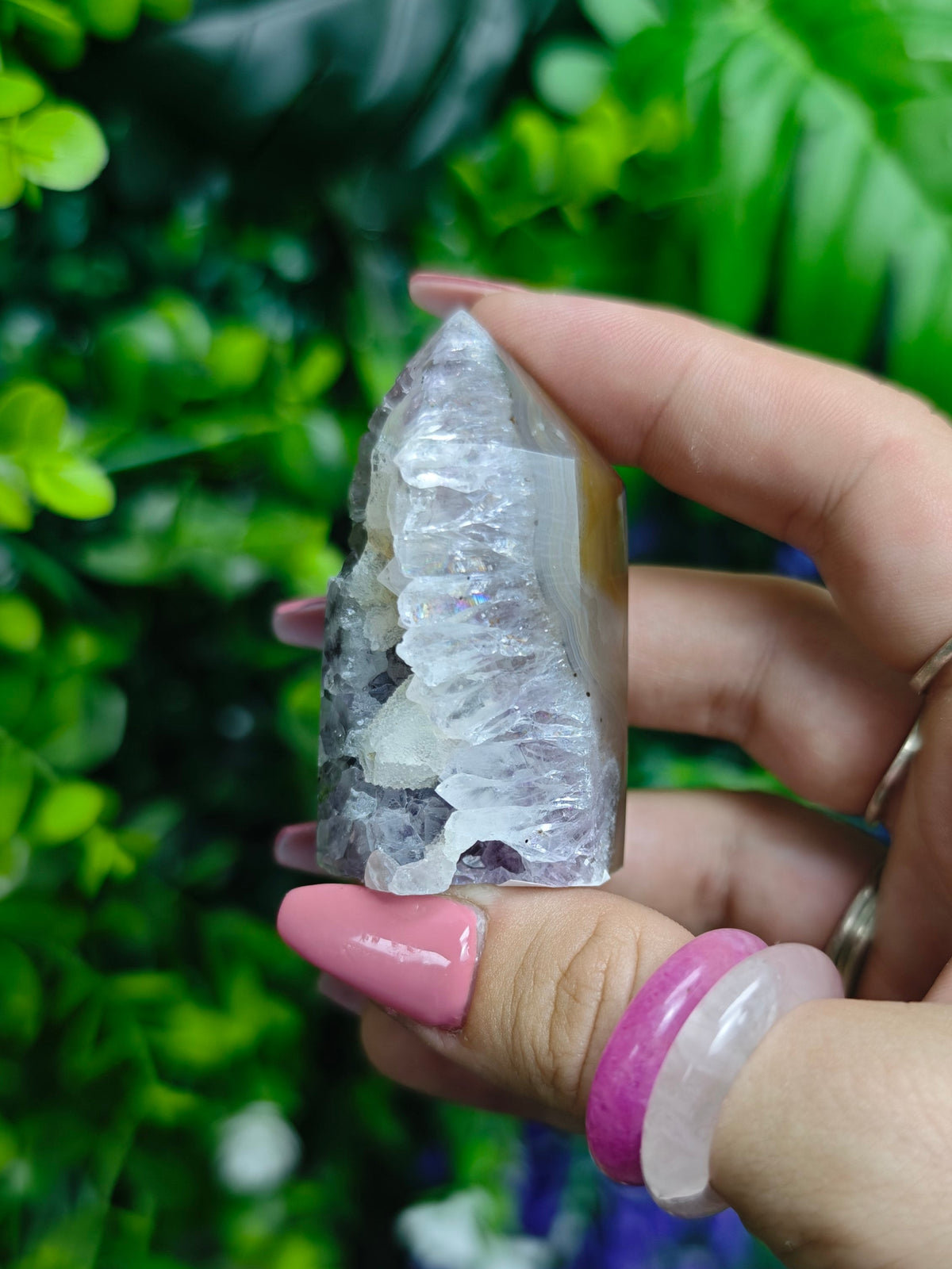 Brazilian Amethyst & Agate Tower