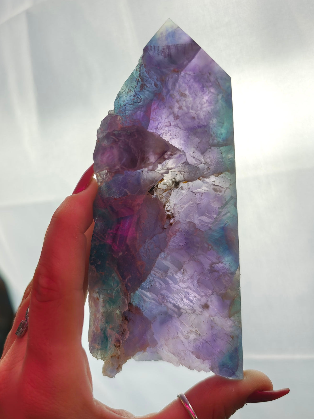 Fluorite Half Raw Tower