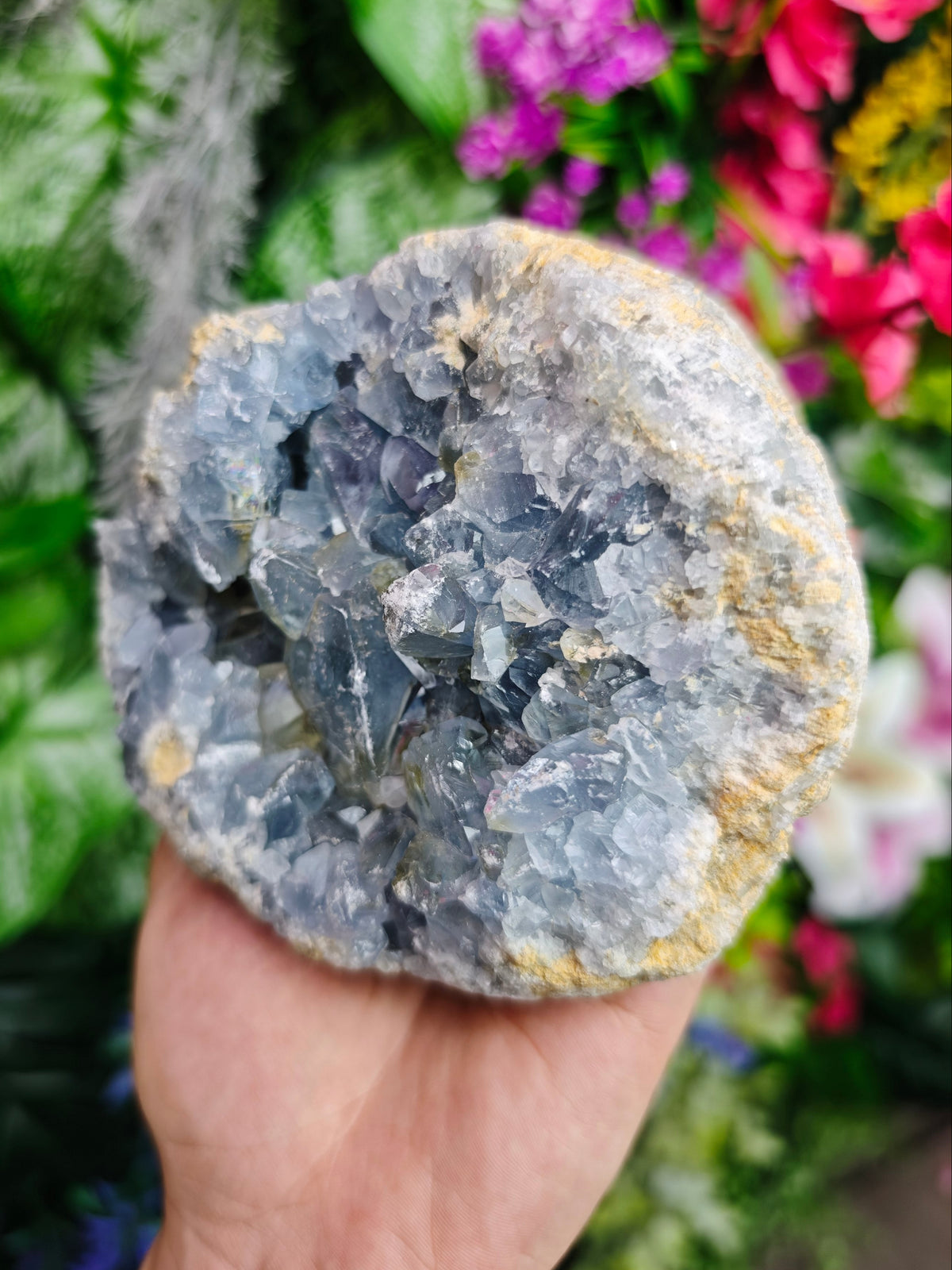 Blue Celestite Raw Stone