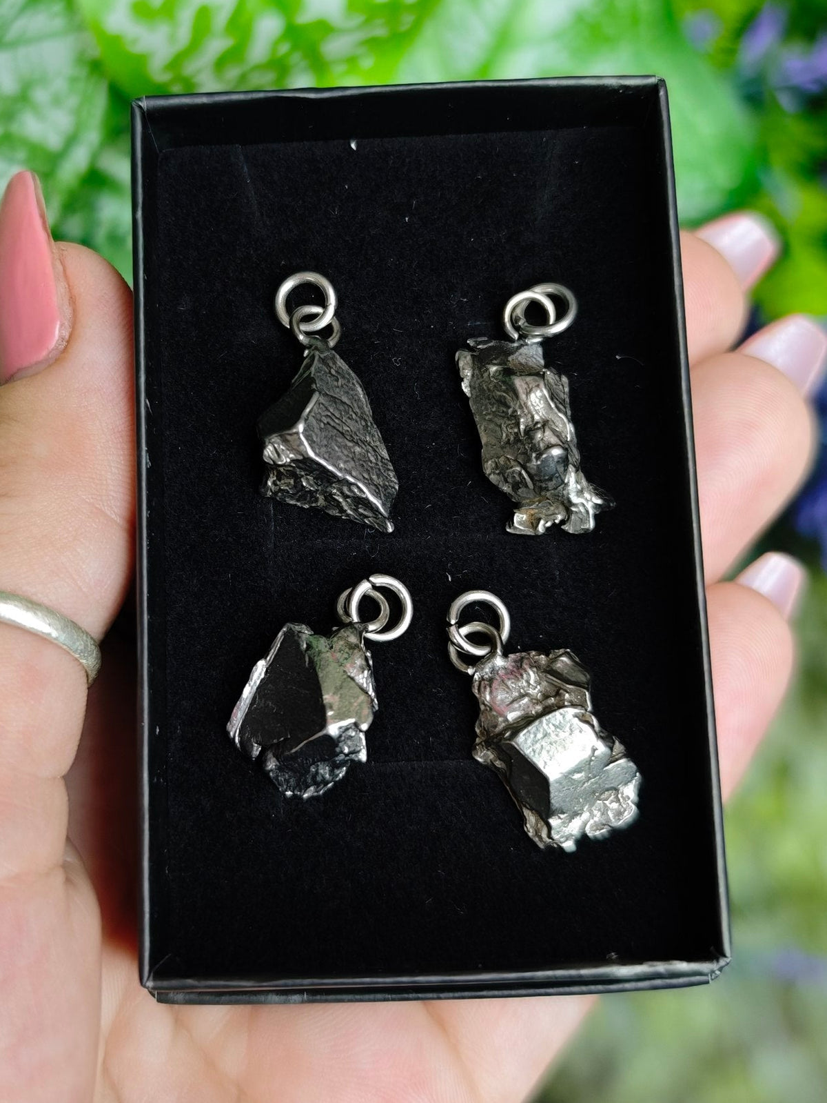 Campo Del Cielo Meteorite Sterling Silver Pendant