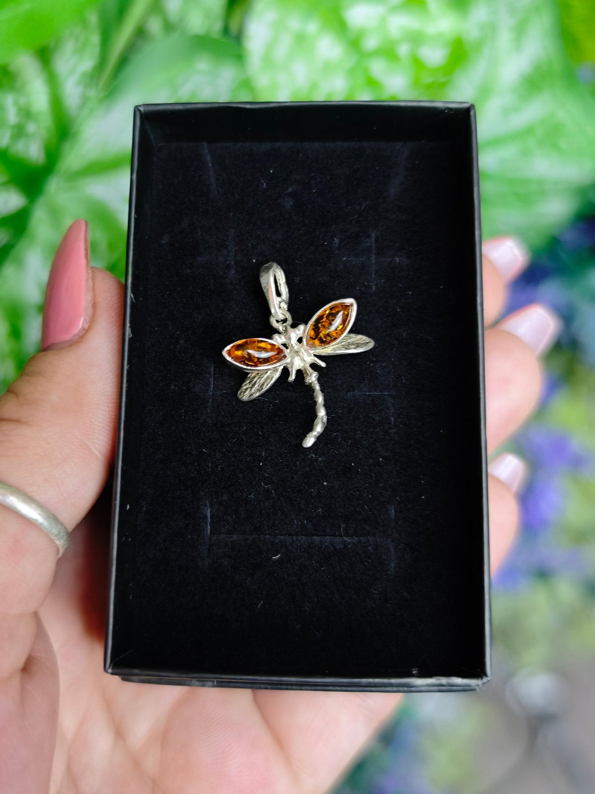 Baltic Amber Sterling Silver Pendants