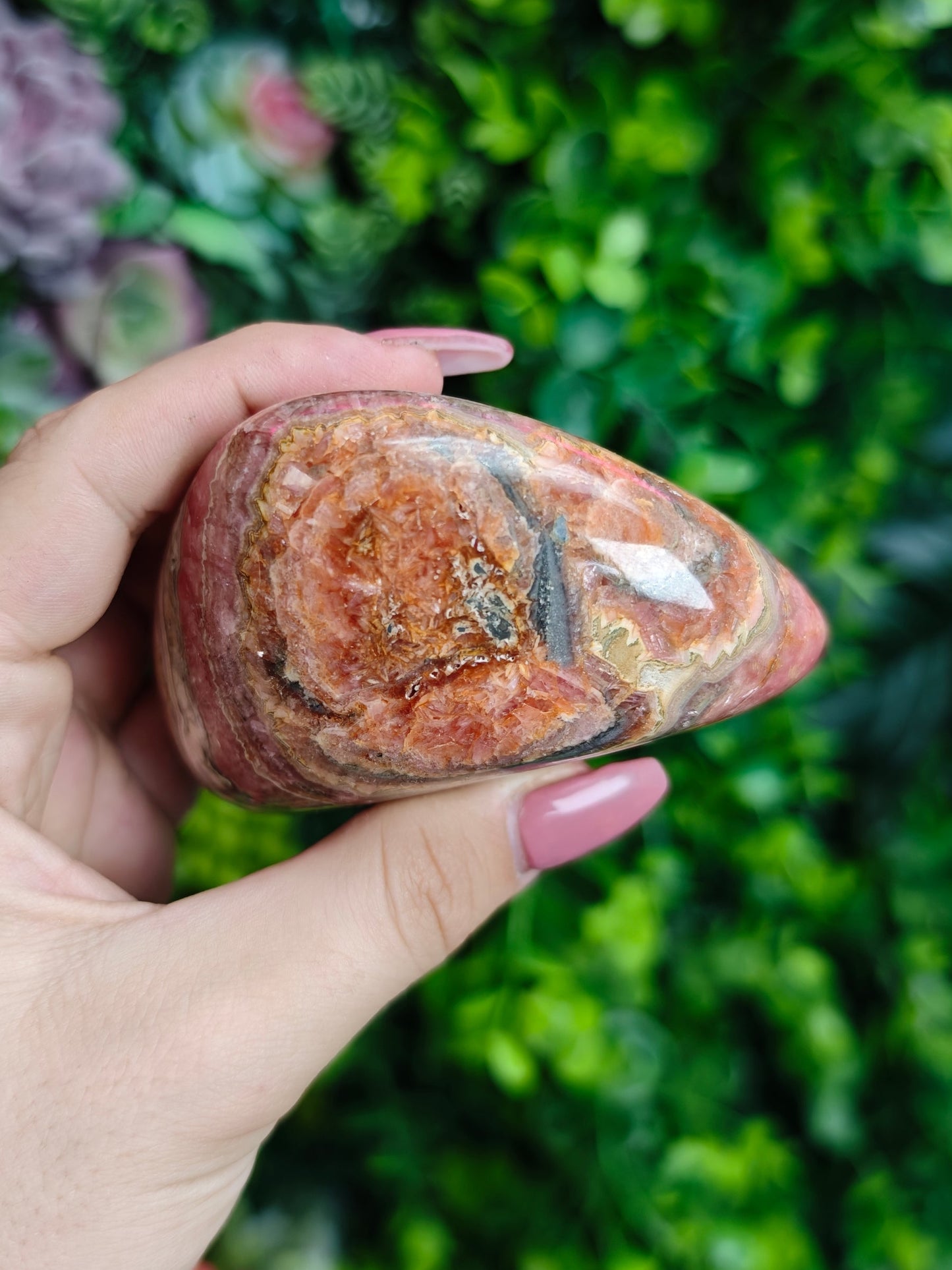 Rhodochrosite Free Form