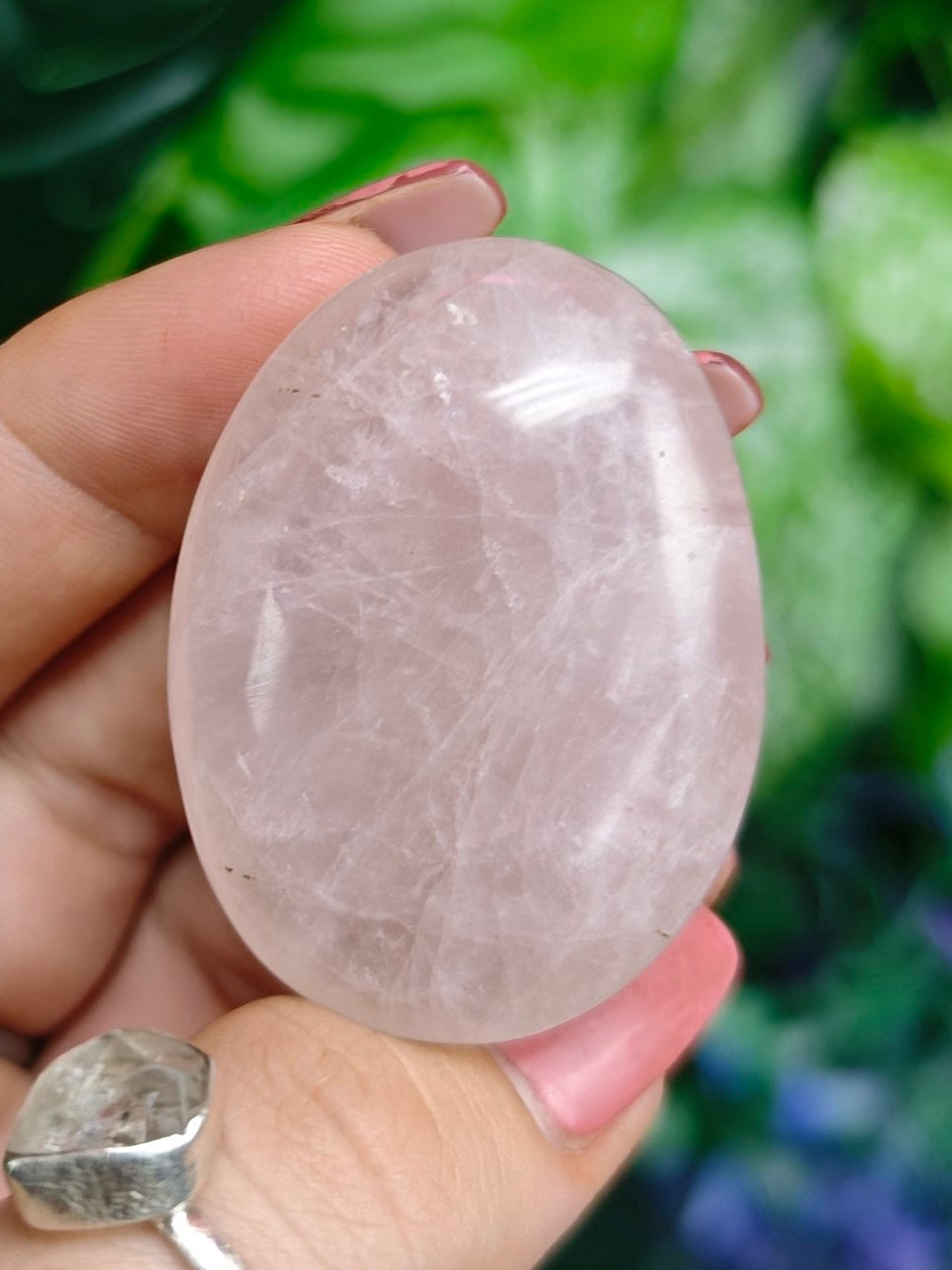 Rose Quartz Palm Stones