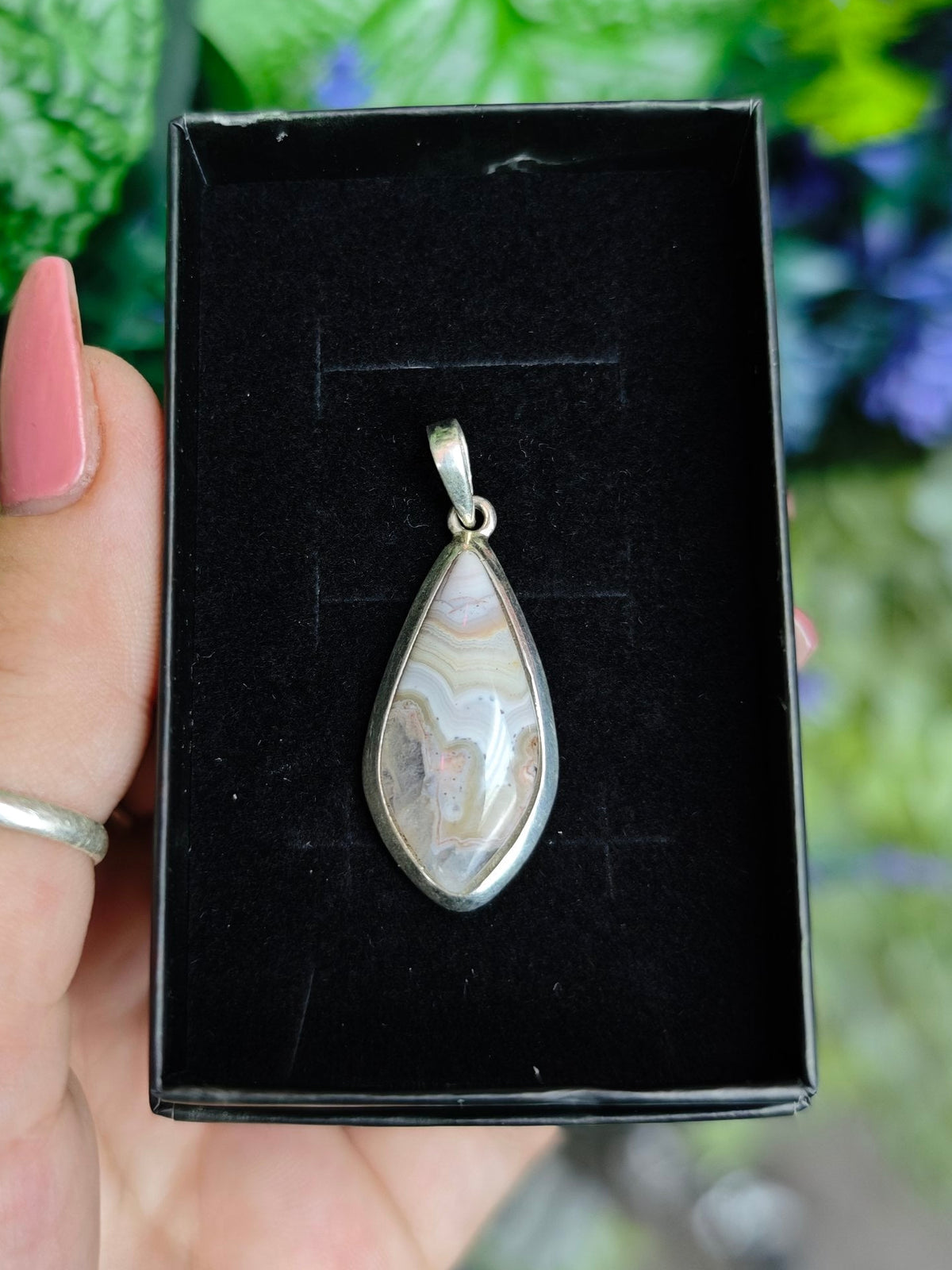 Amethyst and Crazy Lace Agate