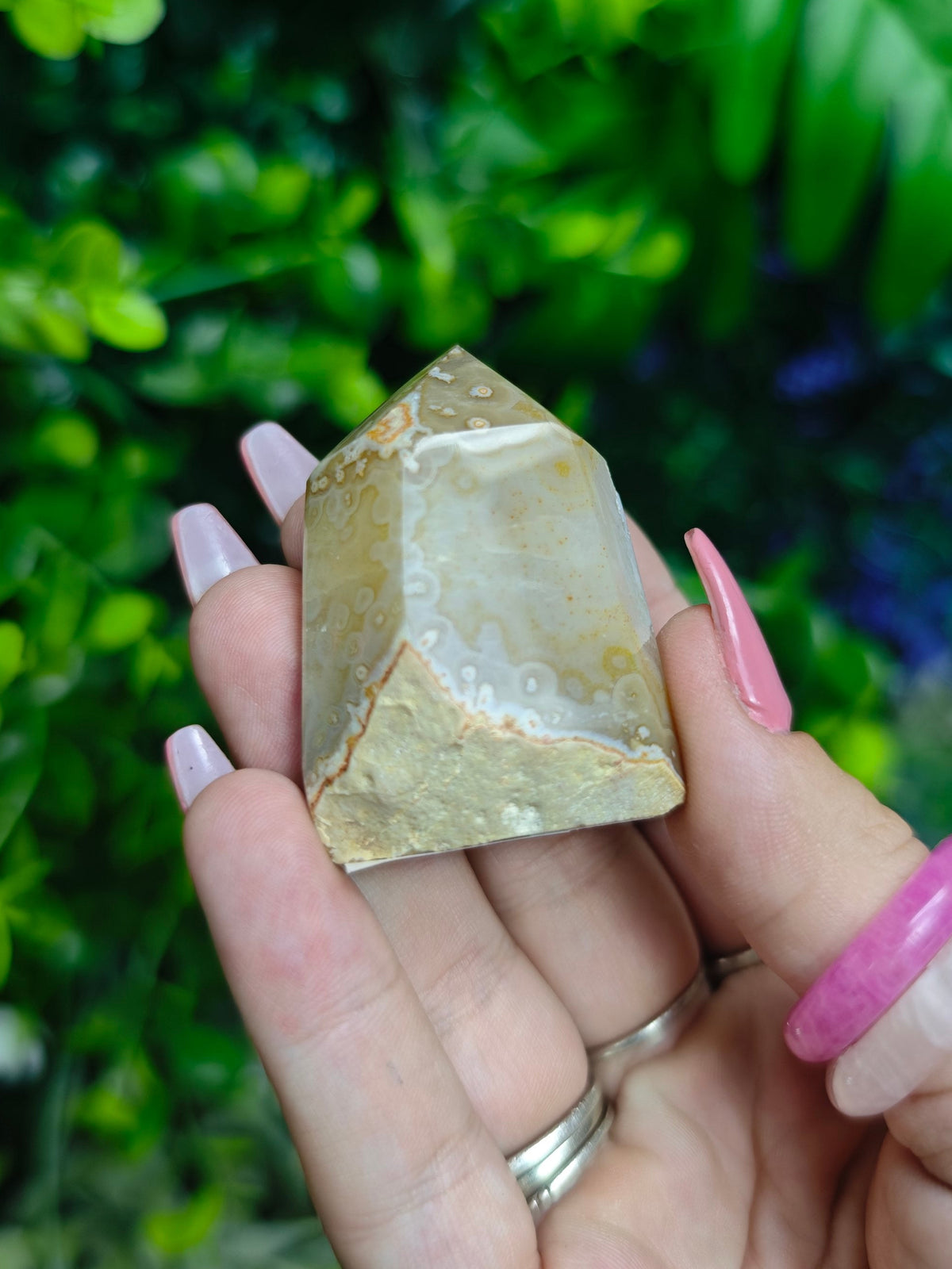 Brazilian Golden Druzy Agate Tower