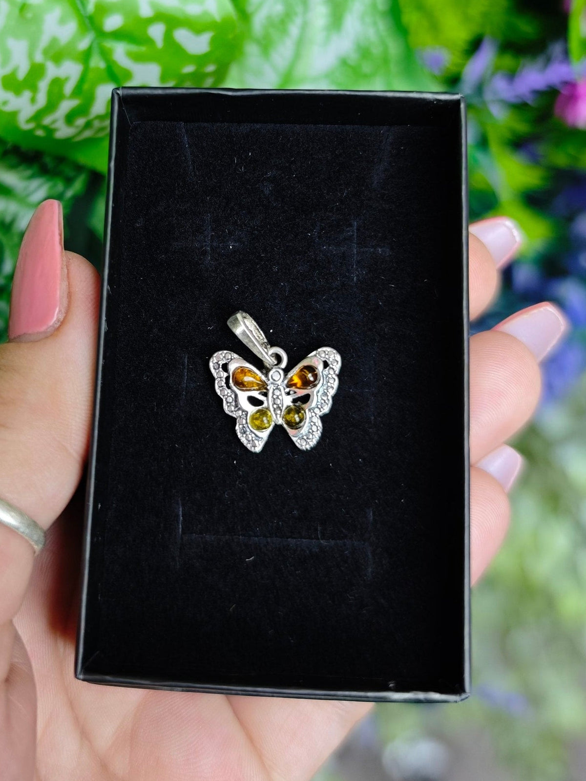 Baltic Amber Sterling Silver Pendants