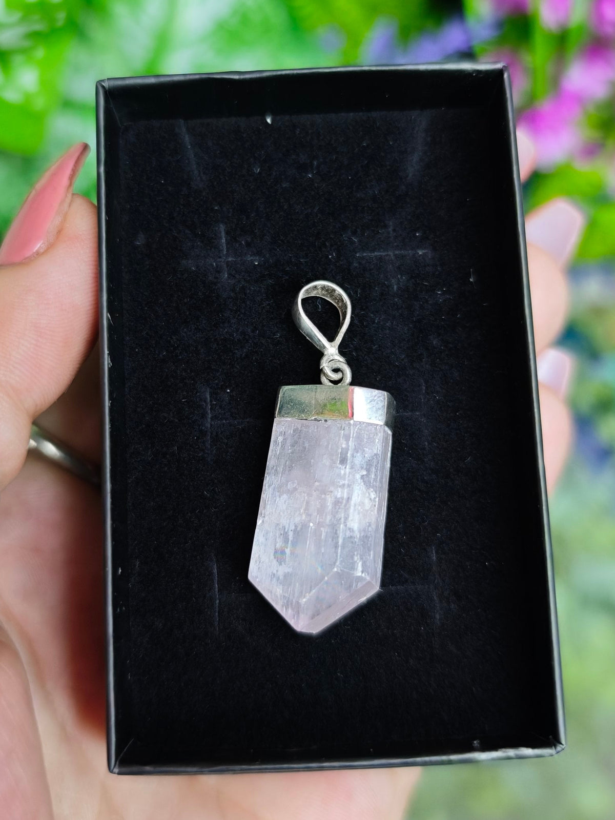 Kunzite Sterling Silver Pendant