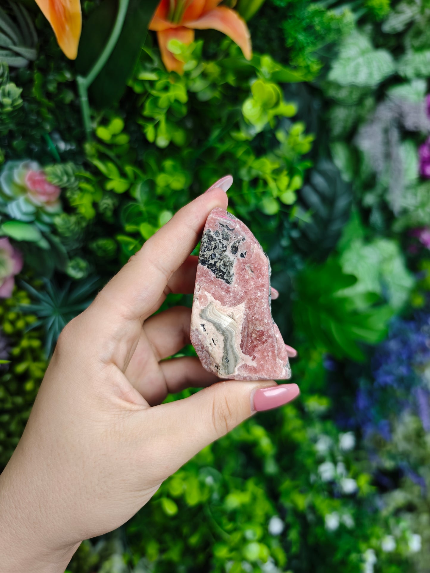Rhodochrosite Free Forms