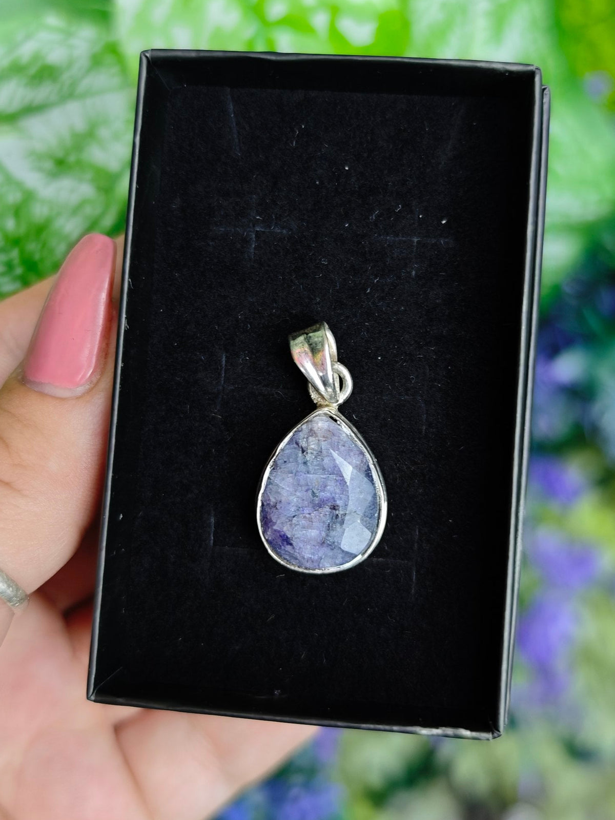 Tanzanite Sterling Silver Pendant