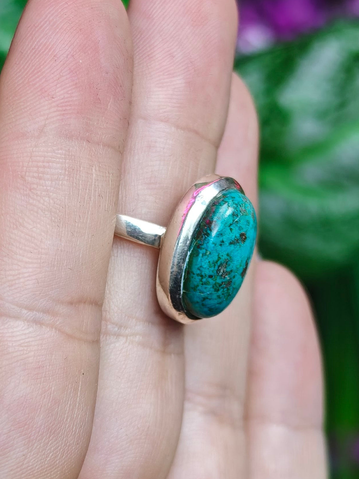 Kingsman Turquoise Ring Size 8 Sterling Silver