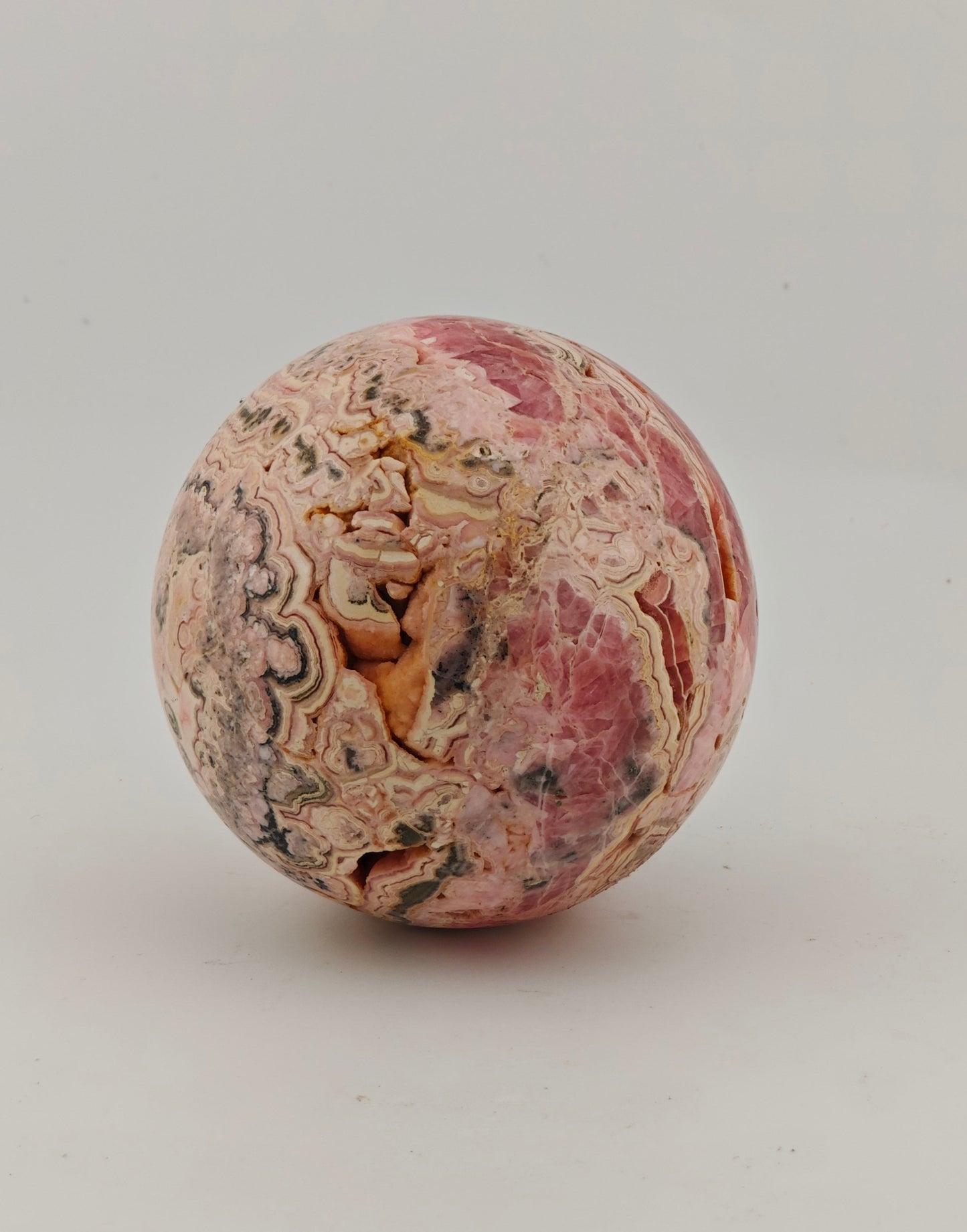 Rhodochrosite Sphere